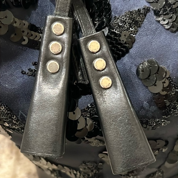 Louis Vuitton Navy Sequin Graffiti Bucket Bag - Picture 8 of 16